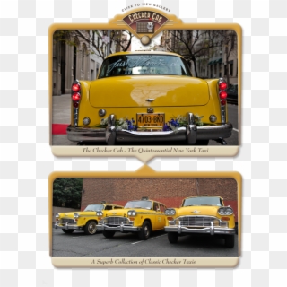 New York Checker - Antique Car Clipart