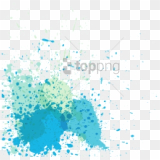 Free Png Download Blue Paint Splash Png Png Images - Illustration Clipart