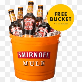 Smirnoff Mule 330ml 18 Pack With Free Bucket - Smirnoff Clipart
