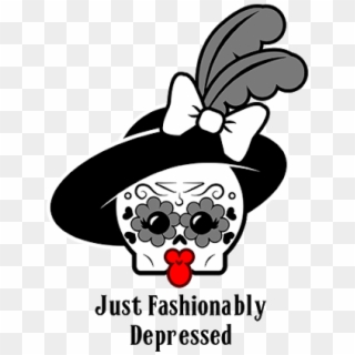 Just Fashionably Depressed - Illustration Clipart