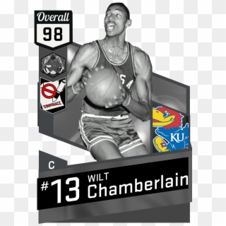 Wilt Chamberlain - Magic Johnson Nba 2k17 Clipart
