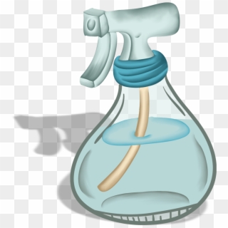Spray Bottle Clipart - Water Spray Bottle Clipart - Png Download