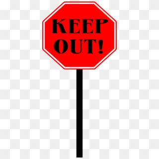 Big Image - Keep Out Clip Art - Png Download