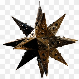 Tin Double Marble Hanging Star - Ishtar Star Clipart