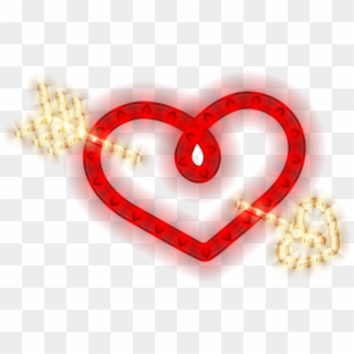 View Full Size - Love Heart With Arrow Png Clipart