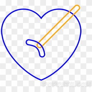 Jpg Transparent Stock How To Draw A Heart Arrow Emoji - Heart Clipart