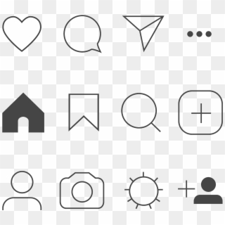Instagram Icons Transparent - Instagram Direct Icon Png Clipart