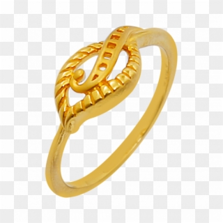 Enchanting Matt Finish Gold Ring - Latest Gold Rings Designs For Ladies Clipart