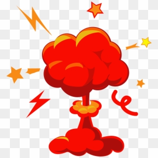 Clipart Free Stock Stock Art Red Cloud Standard - Bomb Blast Logo - Png Download