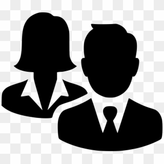 Png File Svg - Business Man Woman Icon Clipart