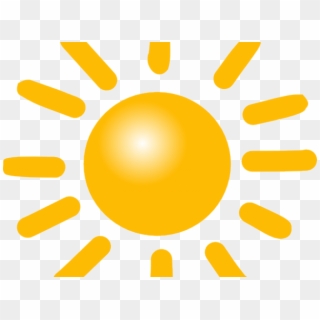 Sunny Clipart Icon - Clip Art Sun - Png Download