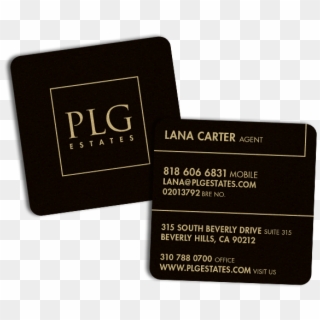 Real Estate Business Cards - Business Card Square Clipart