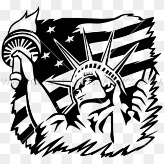 Statue Of Liberty Clipart Simplified - Statue Of Liberty Tribal - Png Download