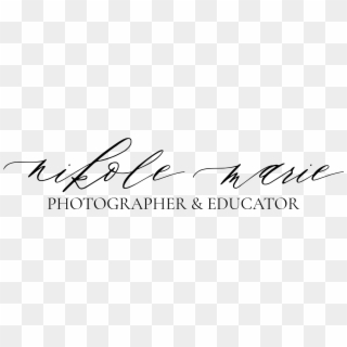 Nikole Marie Photography - Calligraphy Clipart