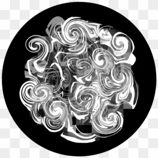 Crazy Swirls - Swirl Pattern Gobo Clipart