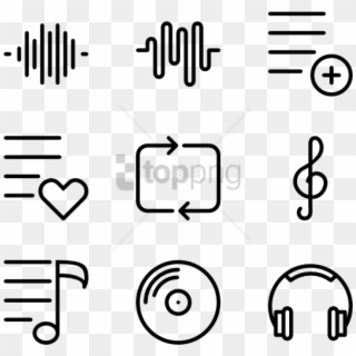 Free Png Music Player Icon Png Png Image With Transparent - Travel Line Icon Png Clipart