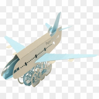 Smile Pop Up Card - Pop Up Airplane Card Png Clipart