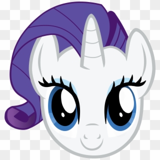 Picnic Table Clipart Mlp - My Little Pony Rarity Head - Png Download
