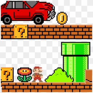 Mario Maker Mario Land - Sport Utility Vehicle Clipart