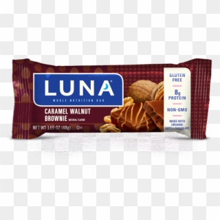 Caramel Walnut Brownie Flavor - Chocolate Luna Bars Clipart