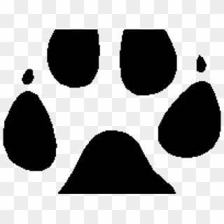 Wolf Clipart Paw Print - Png Download