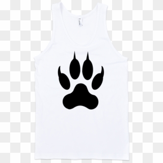 Wolf Fine Jersey Tank Top Unisex By Itee - Paw Clipart
