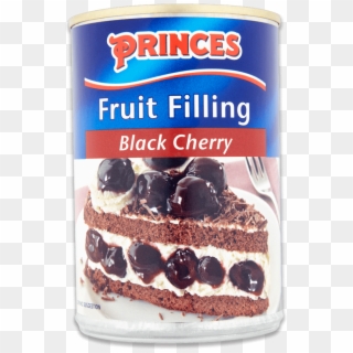 Princes Black Cherry Fruit Filling Clipart