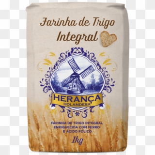 Farinha De Trigo Herança Holandesa Integral 1 E 5kg Clipart