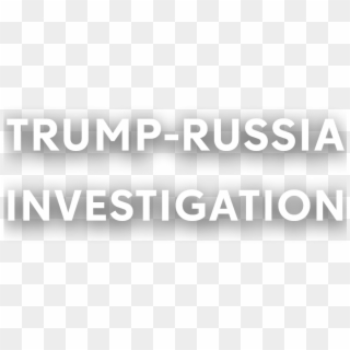 Trump-russia Investigation - Black-and-white Clipart