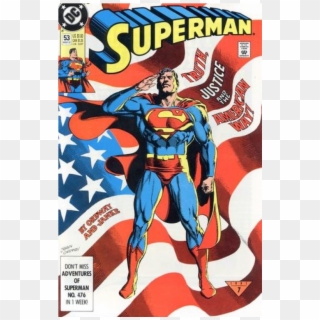 Купете Comics 1991-03 Superman - Marvel Comics Memorial Day Clipart