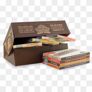 8 Bar Box Set Olive & Sinclair Chocolate Co Clipart