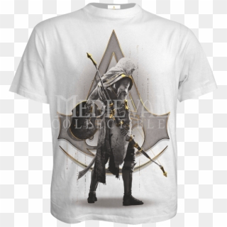 Assassins Creed Origins White T Shirt - Assassin's Creed Origin T Shirt Clipart