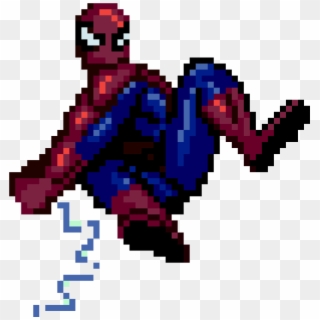 Spiderman Pixel Art - Hard Minecraft Pixel Art Templates Clipart