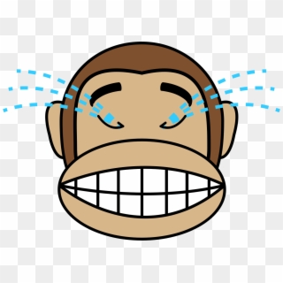 Laughing Out Loud Stock - Monkey Face Clipart - Png Download