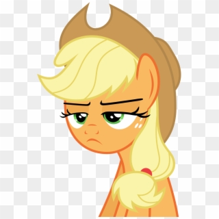 Mlp Jappleack Is Not Amused By Mewtwo-ex - My Little Pony Applejack Ül Clipart