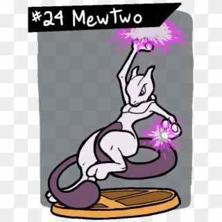 I Originally Wanted To Do Mewtwo's Head Looking Up - Cartoon Clipart