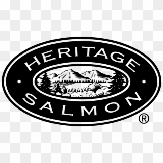 Heritage Salmon Logo Png Transparent - Emblem Clipart