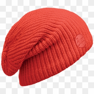 Knitted & Polar Slouchy Hat Drip Orange - Slouch Hat Png Transparency Clipart