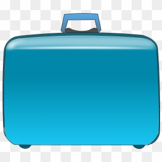 Travel Suitcase Clip Art - Blue Suitcase Clipart - Png Download - Large ...