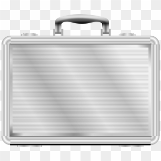 Malaysian Image - Silver Briefcase Clipart - Png Download