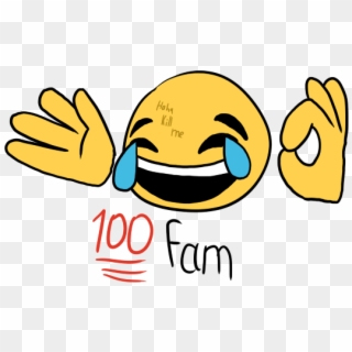 Crying Laughing Emoji Png - Laughing Emoji And 100 Emoji Clipart