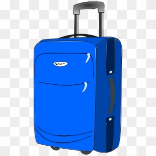 Suitcase Clipart - Rolling Suitcase Clipart - Png Download