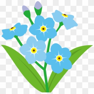 Picture Png Flower Images With Cool Affordable Forget - Forget Me Not Background Transparent Clipart