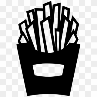 Png File Svg - French Fries Black And White Png Clipart