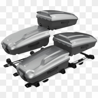 Lugga's Stackable Luggage And Universal Car Roof Rack - Suitcase Clipart