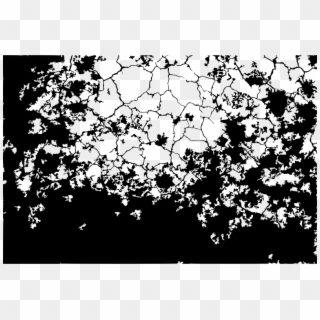 Medium Image - Cracked Texture Black And White Transparent Clipart