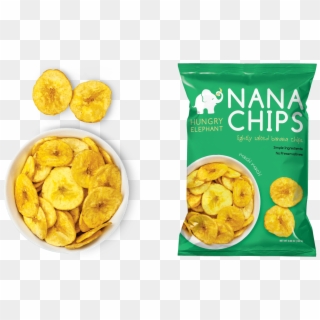 Light Salted Nana Chips - Banana Chips Png Clipart