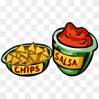 Clip Art Salsa - Chips And Dip Clipart - Png Download