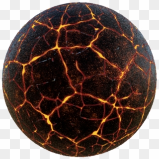 Lava Cracked Metal - Sphere Clipart