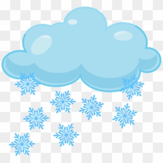 Snowfall Png Pic - Snowy Weather Clip Art Transparent Png